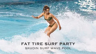 SURFING 4 HOURS at Skudin Surf Wave Pool with Station Surf Shop x Fat Tire