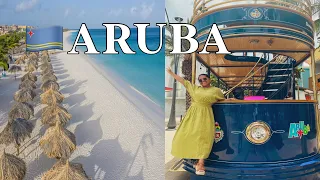Aruba Travel Vlog pt 2: Exploring Oranjestad, Huge Eagle Beach, Filipino food