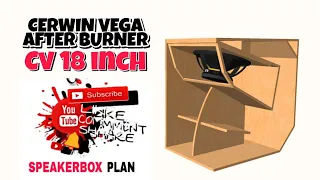 CERWIN VEGA AB36C INSPIRED | CV 18 INCH | FULL PLAN