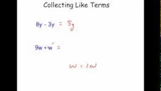 Collecting Like Terms - Corbettmaths