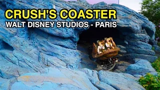 [4K] Crush's Coaster - Dark Sea Spin : Walt Disney Studios (Paris, France)