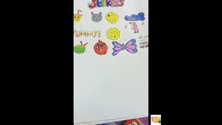 10 seconds stickers challenge| easy way to make stickers without glue