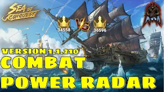 Sea of Conquest: Pirate War - Combat Power Radar - Version 1.1.210