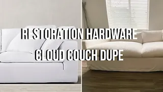 Restoration Hardware Cloud Couch Dupe