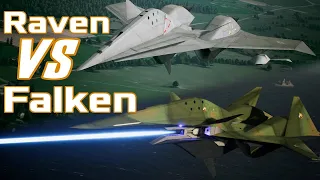 ACE Combat :  7 walkthrough, mission 3: two-pronged strategy, flying adf-01 falken, with faeb's Full