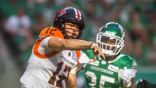 Canadian QB Nathan Rourke tosses first CFL TD to Lucky Whitehead