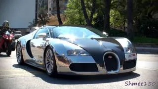 Veyron Pur Sang LAUNCH CONTROL in Monaco!