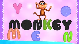 Learning Words For Preschool Kids – Drag the Alphabets and Complete Words with Funny Letters