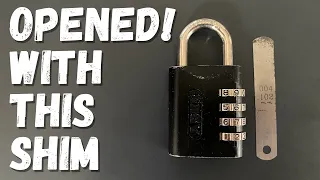 How to Bypass an ABUS 158KC45 Combination Padlock