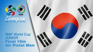 10m Air Pistol Men Junior Finals - 2023 Changwong (KOR) - ISSF World Championship Juniors