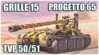 Grille 15, TVP T 50/51 & Progetto 65 • WoT Blitz Gameplay