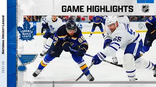Maple Leafs @ Blues 12/27 | NHL Highlights 2022