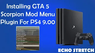 Installing GTA 5 Scorpion Mod Menu Plugin For PS4 9.00