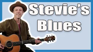 Tommy Emmanuel Stevie's Blues Guitar Lesson + Tutorial