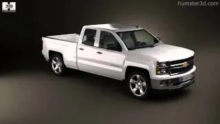 Chevrolet Silverado Extended Cab Z71 2014 by 3D model store Humster3D.com