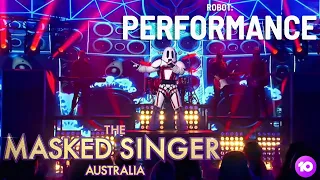 Robot Performs: The Edge Of Glory | Season 1 Ep 9 | The Masked Singer Australia