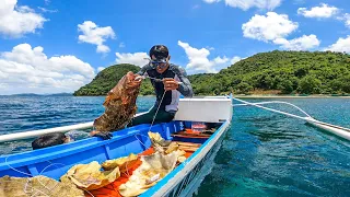 Jackpot sa malalaking Brown-marbled grouper gamit ang Taklobo | Catch and Sell