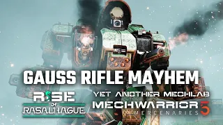 Insane Gauss Mayhem - Mechwarrior 5: Mercenaries Modded | YAML + Rise of Rasalhague 58
