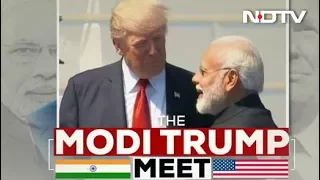President Trump Greets PM Modi With Handshake At White House