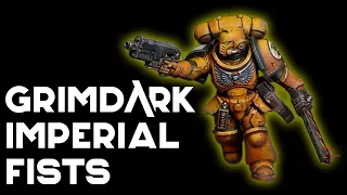 How To Paint Grimdark Imperial Fists