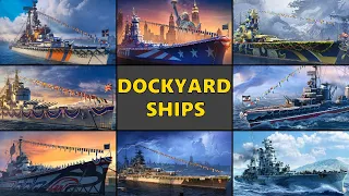Dockyard Ships - Summary of Each Dockyard Ship to Date | World of Warships