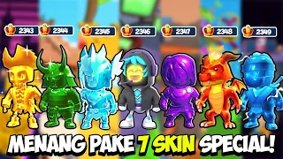 AKU MENANG 2350 CROWN PAKE SEMUA 7 SKIN SPECIAL BARU! SKIN INFLUENZOR PALING KEREN! - Stumble Guys