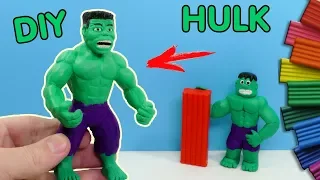 DIY HULK FROM CLAY | TUTORIAL and STOPMOTION CARTOON