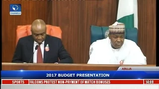 Budget Presentation: Senate President Assures Executive Arm Of Govt Of NASS Collaboration Pt 1