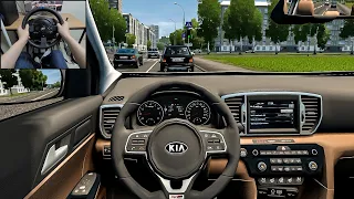 City Car Driving - 2016 KIA Sportage [Steering wheel gameplay]