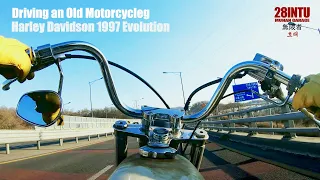 Harley Davidson 1997 EVO 1340 / Engine Sound / Mayuro & Biryu-daero [4K]
