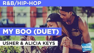 My Boo (Duet) : Usher & Alicia Keys | Karaoke with Lyrics