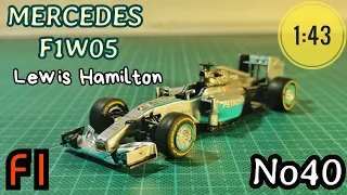 MERCEDES F1W05 1:43 CENTAURIA Formula1 Auto Collection №40