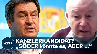 KANZLERKANDIDAT? "Markus Söder könnte es - aber die Entscheidung liegt bei der CDU!" - Beckstein