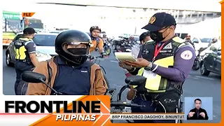 Mga nahuling motoristang may di-bayad na violation, kukumpiskahin ang lisensya | Frontline Pilipinas