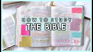 How I Study My Bible (Beginner Tips For Bible Study)