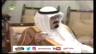 الامير عبد الله بن عبد العزيز يزور الامير سلطان بالمستشفى رحمهم الله