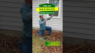 PRO TIP | Is your Drainage Preventing Water Damage? 🤔 Drains, Slope and Gutters