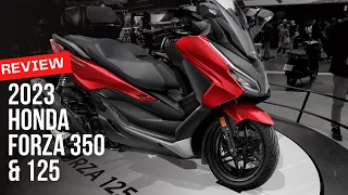 2023 ALL NEW HONDA FORZA 350 & FORZA 125, WALKAROUND & REVIEW