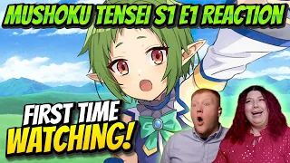 What is this show?! **First time watching Mushoku Tensei** S1 E1 Reaction