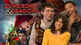 Michelle Rodriguez, Regé Jean Page, Justice Smith & Sophia Lillis on their chaotic D&D games