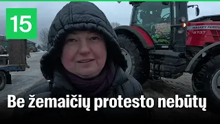 Panevėžio rajono ūkininkai dėkoja kolegoms: be žemaičių šitas protestas nebūtų įvykęs