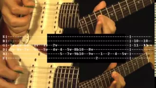 Hotel California - The Eagles Guitar Verse & Chorus 1  with Tablatures