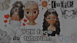 ::🎧:: - How to do a y2k face on Zepeto! #ilove #zepeto #y2k #facetutorial