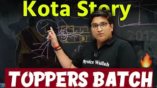 Kota Story Toppers Batch 😱 | Sachin Sir Kota Story |Sachin Sir Story | Physicswallah