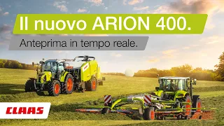 CLAAS | Il nuovo ARION 400. Anteprima in tempo reale.