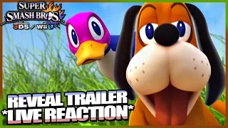 Live Reaction: Duck Hunt Reveal Trailer! (Super Smash Bros 4 3DS / Wii U)