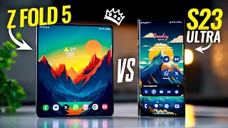 NEW Galaxy Z Fold 5 vs S23 Ultra - SURPRISED I WAS WRONG!