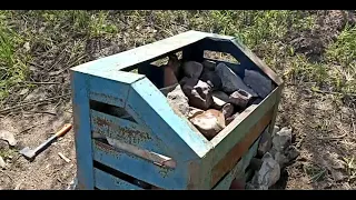 Баня из мусорного контейнера