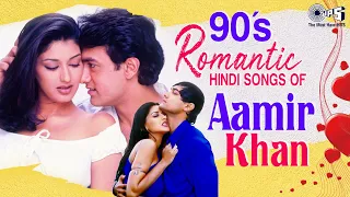 Hindi 90's Hit Songs Aamir Khan | 90's Romantic Hindi Songs | Bollywood Hits | Video Jukebox