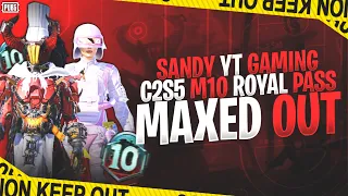 C2S5 M10 NEW ROYALE PASS! 1 to 50 RP MAX OUT 😍🔥 | PUBG MOBILE | BGMI